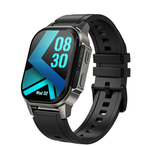 Rainbuvvy 4G LTE Smart Watch Phone, Android 8.1 SL8541E 2GB+16GB IP67 1000mAh 2.13 Pantalla táctil Soporte para Respuestas SMS/Cámara/Videollamadas/Wifi/GPS Smartwatch para hombres (Modelo B)