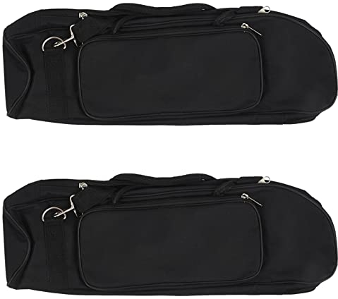 2X Trompete Tasche Professional Gepolsterte Tasche Rucksack Handtasche mit Schulter Gurt Instrument