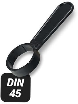 Trevendo Chiave ad anello (DIN 45) – per aprire facilmente i contenitori – semplice e pratica – chiave a mano – chiave per taniche