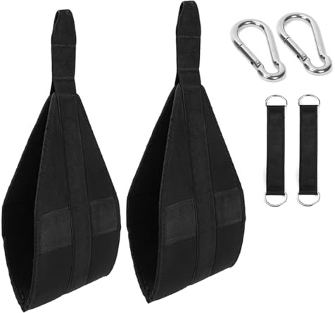 Laroal Correas para Abdominales de Fitness para Entrenamiento Abdominal. Correas para Barra de dominadas y Entrenador Abdominal.