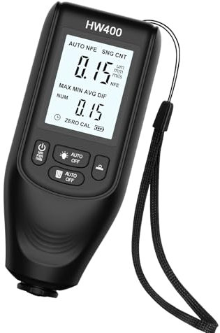 Fe NFE Appareil de mesure d'épaisseur de revêtement de conversion avec écran LCD 0-2000 m