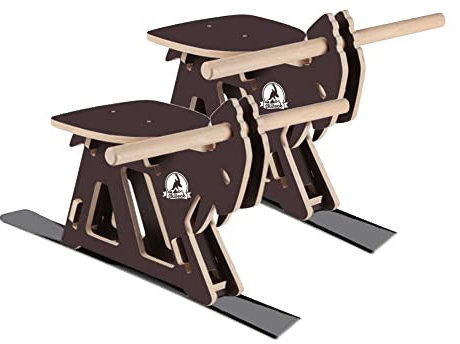 SkiBock Profi Skirodel 2er Bausatz Set Schlitten Schnee Ski Rodel Premium