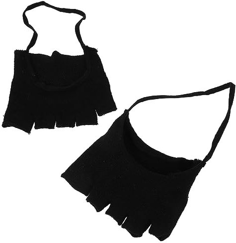 Housoutil Open Toe Crew Socks Toe Separator Socks for Women Invisible Comfortable