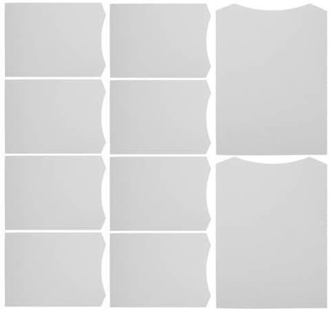 OUNONA 10pcs Imballaggio di indumento Cartone Cartone di Carta per Camicia Fodera di Indumento Camicia di Carta Imballaggio Liner Board Camicia Cartone Schiuma per Artigianato Vestiti Cartoni Camicia
