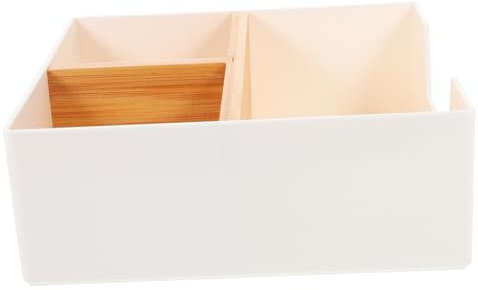 MAGICLULU Organizer Porta Bustine Di Tè e Caffè Da Tavolo, Scatola Portabustine Zucchero Compatto, Contenitore Per Piccole Bustine Per Casa, Ufficio e Bar (bianco