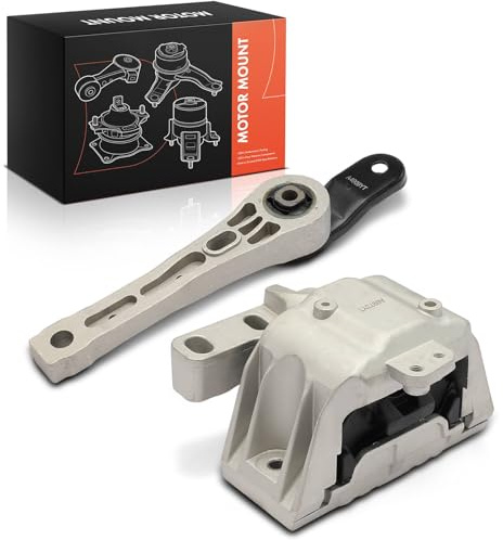 Frankberg 2x Set di supporti Motore Posteriore Anteriore Compatibile con TT 8J3 CC 358 Golf VI Variantee AJ5 Passa.t 362 Passa.t 3C2 Passa.t Alltrack 365 Passa.t CC 357 Replace# 1K0199262M