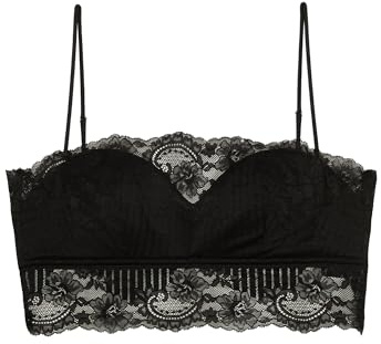 YAMAMAY - Reggiseno Bustier, Donna, Nero