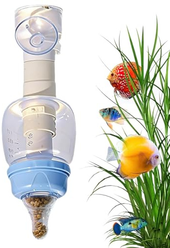 para Pecera,Vertical Alimentador de Acuario | Alimentador dispensador para pecera - para Vacaciones, Viajes, hogar, Oficina, Uso Cotidiano, camarones y Peces Betta