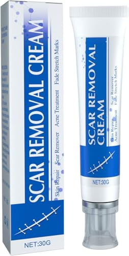 Gel reparador de cicatrices, crema para estrías, cicatrices hipertróficas, quemaduras y escaldaduras