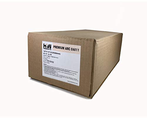 E6011 Stick Electrodes Welding Rods 3/32 1/8 5/32 10 lb x 6-pk (1/8 - 60LB)
