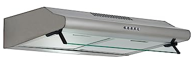 respekta Dunstabzugshaube Unterbauhaube Wandhaube Unterbau Esse Edelstahl 60 cm
