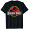 Jurassic Park Classic Red And Yellow T-Rex Logo T-Shirt