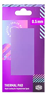 Cooler Master Thermal Pad - Almohadilla Térmica Conductividad 13.3W/mK, Disipador de Calor de Componentes PC, No Conduce Electricidad, Adhesivo de Doble Cara y Fácil de Aplicar – 95 x 45 x 0.5mm.