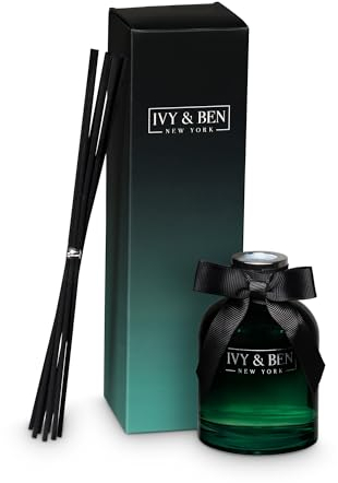 IVY & BEN NEW YORK - Luxuriöser Reed Raumduft Diffuser - 150ml - Wohnaccessoires & Deko, Aromatherapie, Duftöldiffusoren, Duftstäbchen,