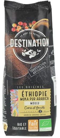 Café moulu moka éthiopie 250g Bio -