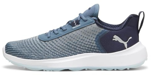 PUMA Men's Fusion Crush Sport Golf Shoe, Evening Sky-DEEP Navy, 8 UK