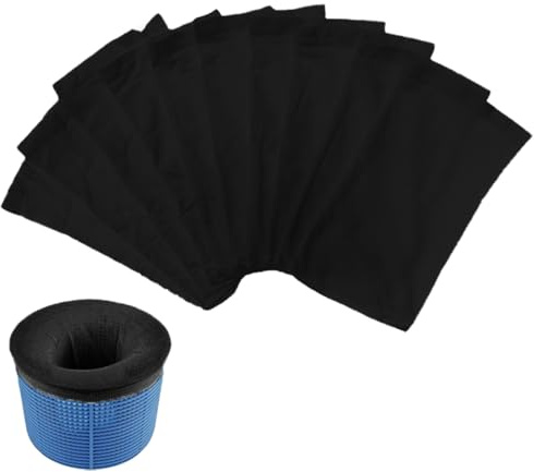 EIHI 10 Pièces Noir chaussette skimmer piscine, panier skimmer piscine, chaussette piscine, chaussettes skimmer piscine, chaussettes piscine