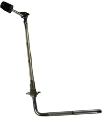 perfeclan Beckenarm zur Trommelmontage, Beckenhalter, Trommelteile, professioneller Metallständer, Beckenklemmen, Arm, Beckenständer, Mittellanges Modell