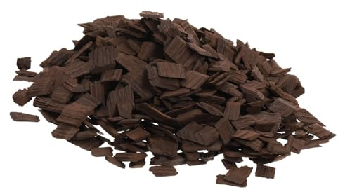 Garneck Scaglie di Rovere per Vino Rosso e Whisky – Chips di Rovere Fortemente Tostate per la Maturazione del Vino e del Whisky, Perfetto Accessorio per la Produzione Domestica di Vino di Alta Qualità