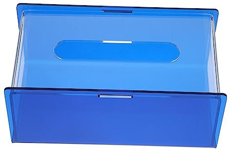 MAGICLULU 1Stk Schachtel aus Acrylpapier Veranstalter Aufbewahrungskorb Banker papiertücher Box papiertaschentücher Box einzigartige Taschentuchhülle Serviettenetui für den Haushalt Blue