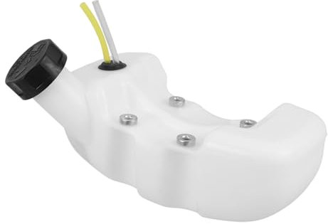 MAGICLULU Tanica dell'olio per tosaerba raccordo per tosaerba serbatoio del gas per minibici bombola di gas utv serbatoio del gas del tosaerba da equitazione plastica bianca