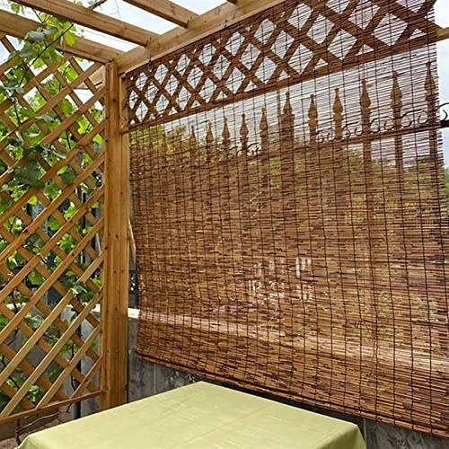 Bambu Roller Bli för inomhus- och utomhusbruk Värme Ilat integritetsskydd 50 x 150 cm perfekt för trädgård veranda kök glidande fönsterbehandling