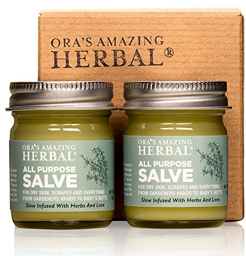Ora's Amazing Herbal, Hand Salve for Men, Healing Ointment, Foot Balm, Calendula Cream, Salve, Comfrey Salve, All Purpose Salve, Cracked Heels, Cuticle Cream