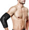 Tolaccea Knee Ice Pack & Elbow Ice Pack Support Brace for Hot & Cold Compress Therapy, Compression Sleeve Reusable Gel Pack for Injury Cold Wrap for Knee Calf Elbow (Black,S)