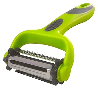 PRIMES 3 in 1 Potato Grips Stainless Steel Julienne Peeler for Kitchen - Fruit, Carrot, Speed & Vegetable Peelers, Julienne Slicer - Both Handed Y Peeler, Carrot and All Kinds of Veg & Fruit