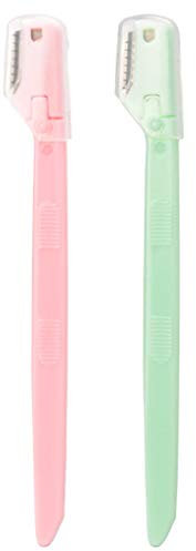 BOGEEL Augenbrauenformer, für Gesichtshaarentferner, Gesichtsrasierer, Dermaplaning-Werkzeug für Damen und Herren, ABS + Edelstahl