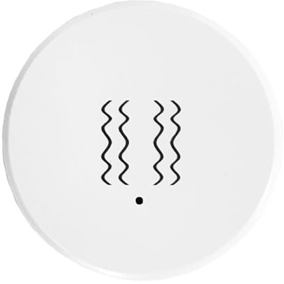 Quystetes Tuya Zigbee - Sensor de vibración inteligente, detector de inclinación, protección de seguridad para el hogar, aplicación de vida inteligente, alarma de monitor en tiempo real