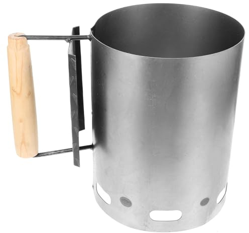 TOYANDONA Barril para Encender Fuego Cubo De Hierro Portátil para Parrillas De Camping Al Aire Herramienta De Barbacoa para Camping Canasta para Encender La Chimenea