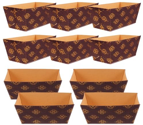 BATHVEVE Set 25 Pezzi di Stampi in Carta per Dolci, Resistenti al Calore, Impilabili e Pratici, per Feste di Laurea e Welcome