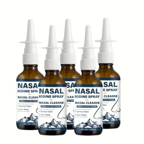 Jod Nässpray – Rengör Och Fräschar Upp Dina Näsgångar – 60 Ml ,5 pcs