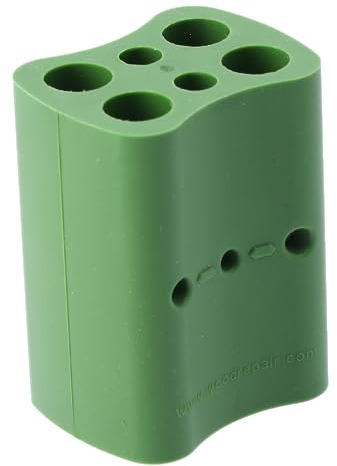 STUBAI WoodRepair Farbwechsler zur Wiederverwendung von Astfüllern mit 12mm Durchmesser, Rot