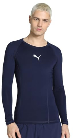 PUMA Homme Liga Baselayer T Shirt, Bleu Marine, XL EU