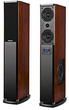 Krüger&Matz KM0512 Aktive Lautsprecherboxen Passion Set 2.0, 250W braun/schwarz