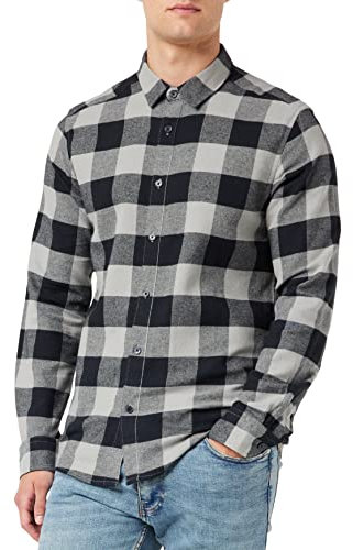 ONLY & SONS Onsgudmund Ls Checked Shirt Noos, Camisa Hombre, Multicolor (Griffin Griffin), Large
