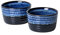 Ramekin Dish Moldes para Soufflé, UNICASA Set de 2 x 240ml Cuencos para Postres, Ramekins Bowl para Hornear para Mermeladas, Helados, Postres, Horno Aplicable - Mini platos Azul