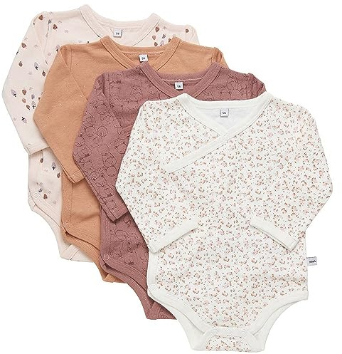 PIPPI Unisex Baby Body Wrap AO-printed (4-pack) Formender Body, , 62