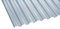 PET 1,3mm Stärke Profilplatte Trapez 70/18 farblos 1160mmx3000mm