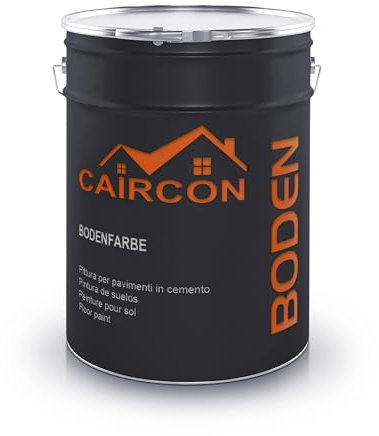 CAIRCON Peinture sol pour béton - Antidérapant, imperméable, flexible - Marron 2,5L