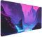 Lila Berg Mauspad,Large XXL Mouse Pad 900x500x3mm Gaming Tastatur Matte,Groß Vernähte Kanten WassXerdicht Anti-Rutsch Mauspad,Erweiterter Schreibtisch Schutz Mauspad für Geschenk Weiblich Office k-53