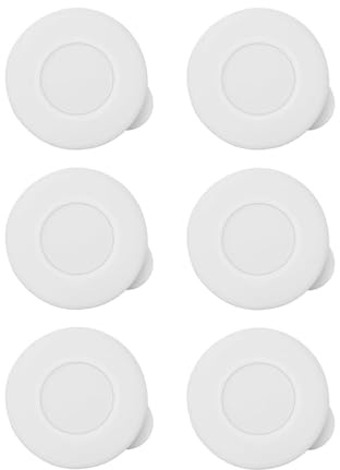 Lot de 6 bouchons de bouteille de lait en silicone multi-usages pour lait et boissons offrant des joints et des protections réutilisables pour boissons de voyage