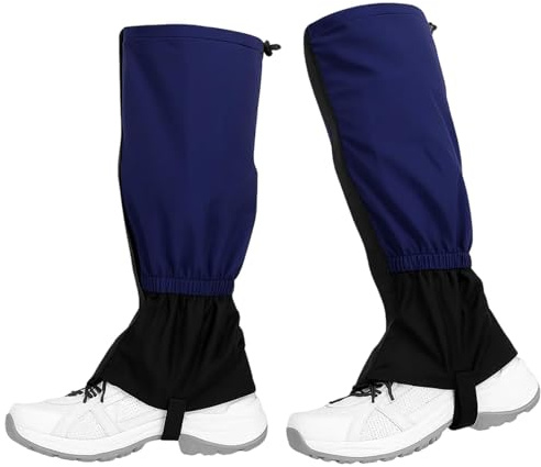 ZocRjvN Hochwertige Outdoor Gamaschen, Gamaschen Wasserdicht Für Wandern, Jagen Und Radfahren, Atmungsaktive Und Verstellbare Beinschutz Gamaschen, Ideal Für Schnee Und Regen