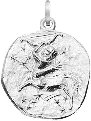 trendor Sternzeichen Schütze 925 Silber 20 mm Anhänger Tierkreiszeichen für Damen, Herren und Kinder, 08453-12
