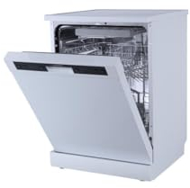 Wolkenstein WGSP14-6DW Standgeschirrspüler | Weiß | 14 Gedecke | 6 Programme | Energieeffizienzklasse D | Startzeitvorwahl | 2100 Watt