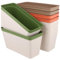 UNGFEI 6 PCS 10.6 Inch Windowsill Herb Planter Box, Rectangular Self Watering Planter Pot 27 x 13.5 x 12cm, Herb Pots for Indoor Outdoor Vegetables, Succulents Plants