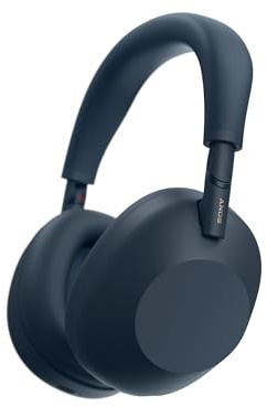 SONY WH-1000XM6 Flagship Noise Cancelling Over-Ear Wireless Bluetooth Headphones, Signature Hi-Res Sound Midnight Blue (Renewed)