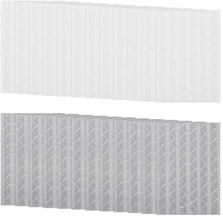 IDNVFY 2448 Piezas De Papel Autoadhesivo para Álbum De Fotos, Esquinas Transparentes para Álbum De Fotos, Pegatinas para Álbum De Recortes.